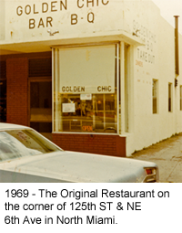 1960 - The Original Restaurant on the corner of 125th ST & NE 6th Ave in North Miami.